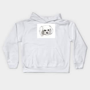 Portrait of Muffy Kids Hoodie